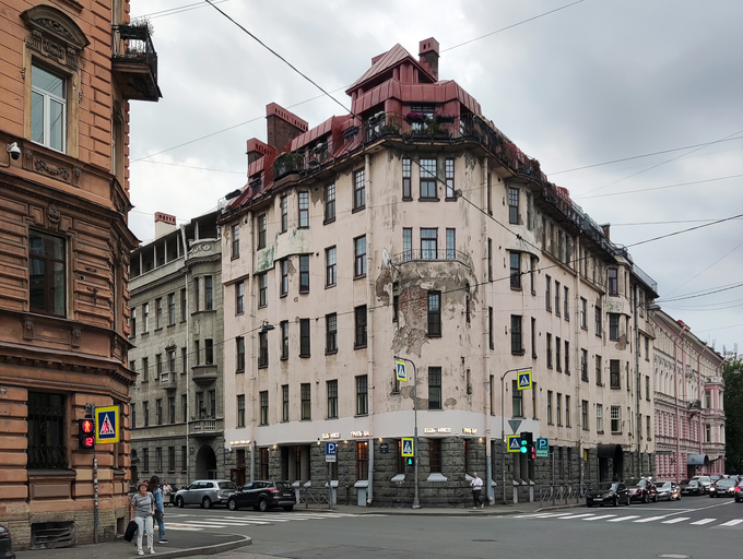 Ковенский переулок 23, Доходный дом С.А. Визлер, А.Ф. Бубыря