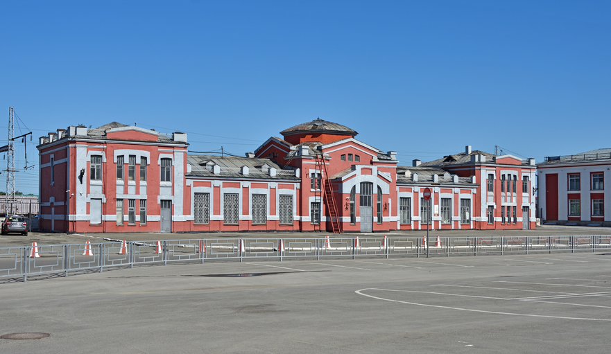 Старое здание вокзала Барнаул